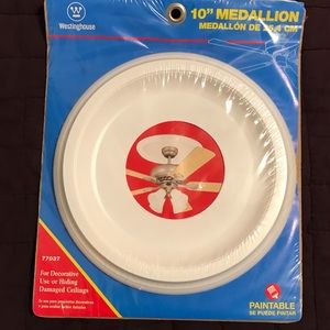 10” Paintable Medallion for ceiling fan